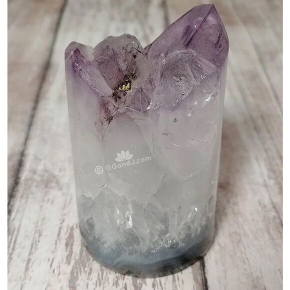 BEAUTIFUL DEEP PURPLE  AUTHENTIC AMETHYST COLUMN - Picture 4 of 11